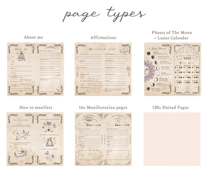 Tsuki ‘La Lune’ Collector's Edition Moon Planner Travel Notebook ☾